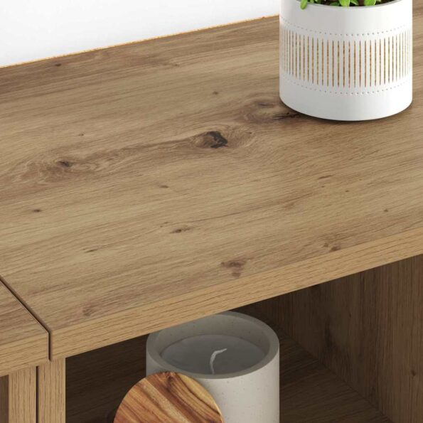 vidaXL Komody 2 pcs Remeselný dub 60 x 35 x 70 cm Kompozitné drevo – Obrázok 4
