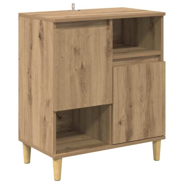 vidaXL Komody 2 pcs Remeselný dub 60 x 35 x 70 cm Kompozitné drevo – Obrázok 7