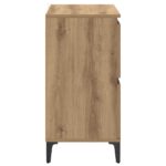vidaXL Komody 3 pcs Remeselný dub 60 x 35 x 70 cm Kompozitné drevo – Obrázok 6