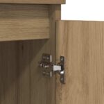 vidaXL Komody 3 pcs Remeselný dub 60 x 35 x 70 cm Kompozitné drevo – Obrázok 8