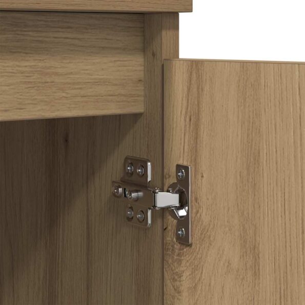 vidaXL Komody 3 pcs Remeselný dub 60 x 35 x 70 cm Kompozitné drevo – Obrázok 8