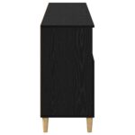 vidaXL Komody 3 pcs Čierny dub 60 x 35 x 70 cm Kompozitné drevo – Obrázok 6
