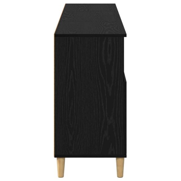 vidaXL Komody 3 pcs Čierny dub 60 x 35 x 70 cm Kompozitné drevo – Obrázok 6