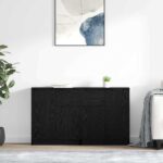 vidaXL Komody 2 pcs Čierny dub 60 x 30 x 70 cm Kompozitné drevo