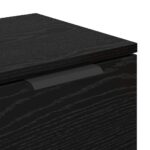 vidaXL Komody 2 pcs Čierny dub 60 x 30 x 70 cm Kompozitné drevo – Obrázok 10