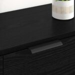vidaXL Komody 2 pcs Čierny dub 60 x 30 x 70 cm Kompozitné drevo – Obrázok 4