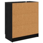 vidaXL Komody 2 pcs Čierny dub 60 x 30 x 70 cm Kompozitné drevo – Obrázok 9