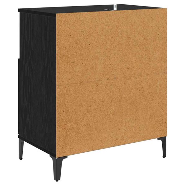 vidaXL Komody 2 pcs Čierny dub 60 x 35 x 70 cm Kompozitné drevo – Obrázok 9
