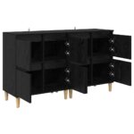 vidaXL Komody 2 pcs Čierny dub 60 x 35 x 70 cm Kompozitné drevo – Obrázok 6