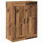 vidaXL Highboard 2 pcs Staré drevo Kompozitné drevo – Obrázok 7