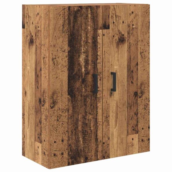 vidaXL Highboard Staré drevo 69,5 x 34 x 180 cm Kompozitné drevo – Obrázok 7