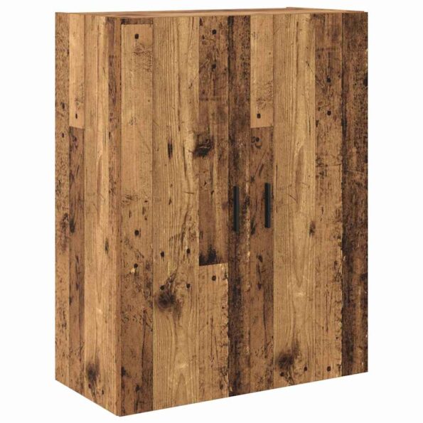 vidaXL Highboard 2 pcs Staré drevo Kompozitné drevo – Obrázok 7