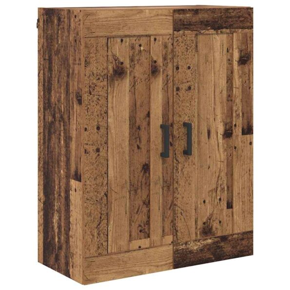 vidaXL Highboard 2 pcs Staré drevo Kompozitné drevo – Obrázok 7