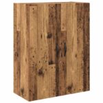 vidaXL Highboard 2 pcs Staré drevo Kompozitné drevo – Obrázok 7