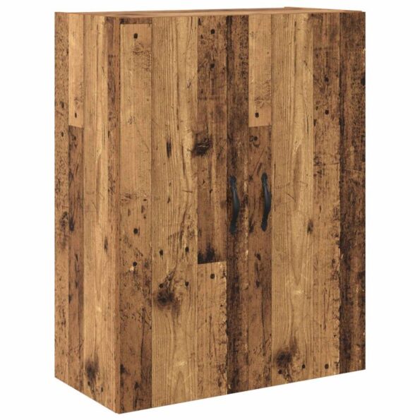 vidaXL Highboard 2 pcs Staré drevo Kompozitné drevo – Obrázok 7