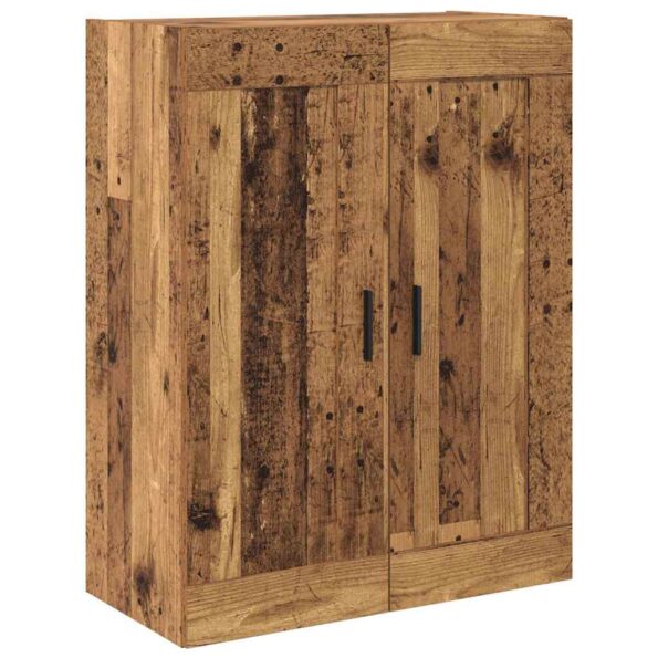 vidaXL Highboard 2 pcs Staré drevo Kompozitné drevo – Obrázok 7