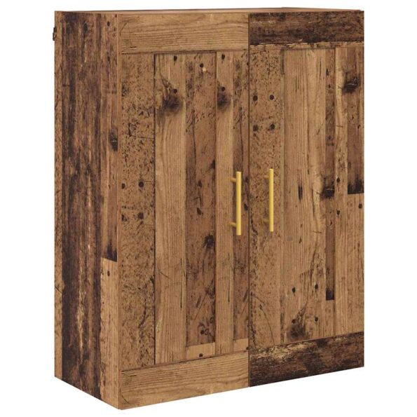 Highboard Staré drevo 69,5 x 34 x 180 cm Kompozitné drevo – Obrázok 7