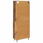 vidaXL Highboard Staré drevo 69,5 x 34 x 180 cm – Obrázok 10