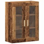 vidaXL Highboard Staré drevo 69,5 x 34 x 180 cm – Obrázok 6