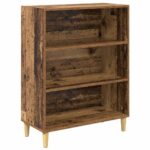 vidaXL Highboard Staré drevo 69,5 x 34 x 180 cm – Obrázok 7