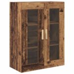 vidaXL Highboard Staré drevo 69,5 x 34 x 180 cm – Obrázok 7