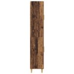 vidaXL Highboard Staré drevo 69,5 x 34 x 180 cm – Obrázok 9