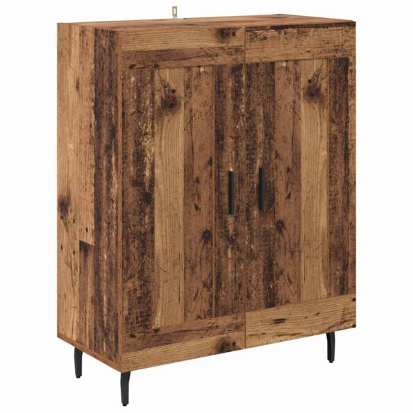 vidaXL Highboard Staré drevo 69,5 x 34 x 180 cm – Obrázok 6