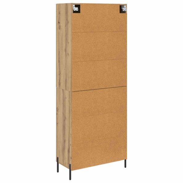 vidaXL Highboard 2 pcs Remeselný dub Kompozitné drevo – Obrázok 10