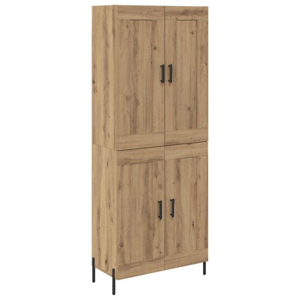 vidaXL Highboard 2 pcs Remeselný dub Kompozitné drevo – Obrázok 2