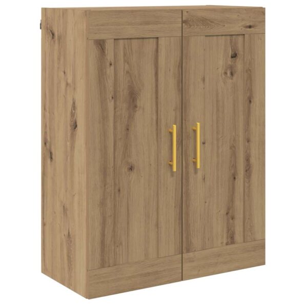 vidaXL Highboard Remeselný dub 69,5 x 34 x 180 cm Kompozitné drevo – Obrázok 6