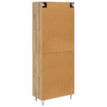 vidaXL Highboard Remeselný dub 69,5 x 34 x 180 cm Kompozitné drevo – Obrázok 10