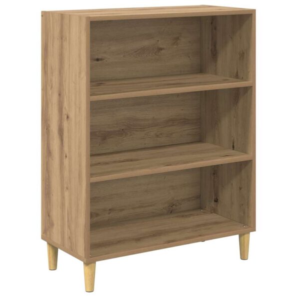 vidaXL Highboard Remeselný dub 69,5 x 32,5 x 180 cm Kompozitné drevo – Obrázok 5