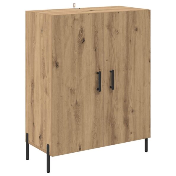 vidaXL Highboard Remeselný dub 69,5 x 32,5 x 180 cm Kompozitné drevo – Obrázok 6