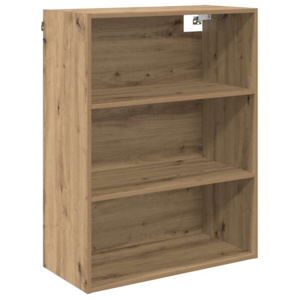 vidaXL Highboard Remeselný dub 69,5 x 32,5 x 180 cm Kompozitné drevo – Obrázok 7