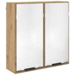 vidaXL Sada kúpeľňového nábytku 3 pcs Remeselný dub Kompozitné drevo – Obrázok 5