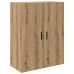 vidaXL Highboard Remeselný dub 69,5 x 34 x 180 cm – Obrázok 7