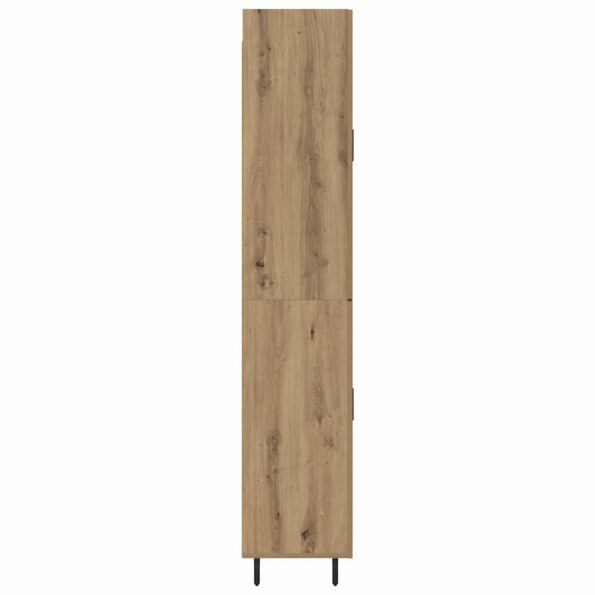 vidaXL Highboard Remeselný dub 69,5 x 34 x 180 cm – Obrázok 9