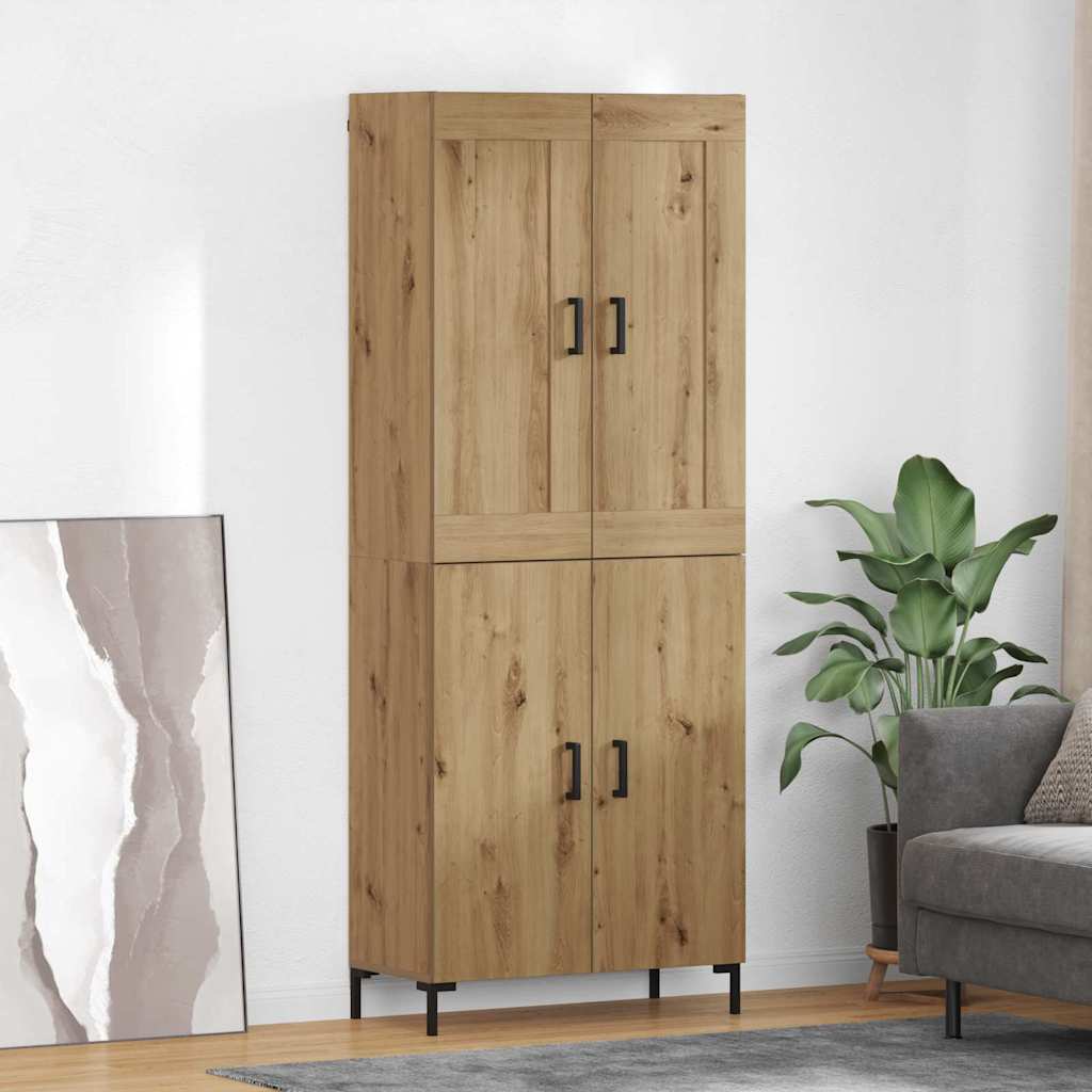 3415882_1.jpg vidaXL Highboard 2 pcs Remeselný dub Kompozitné drevo – Obrázok 1