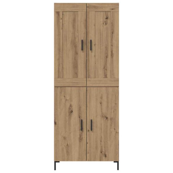 vidaXL Highboard 2 pcs Remeselný dub Kompozitné drevo – Obrázok 8