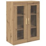 vidaXL Highboard Remeselný dub 69,5 x 34 x 180 cm Kompozitné drevo – Obrázok 7