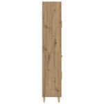 vidaXL Highboard Remeselný dub 69,5 x 34 x 180 cm Kompozitné drevo – Obrázok 9