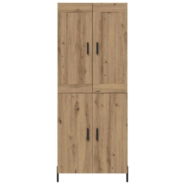 vidaXL Highboard 2 pcs Remeselný dub Kompozitné drevo – Obrázok 8