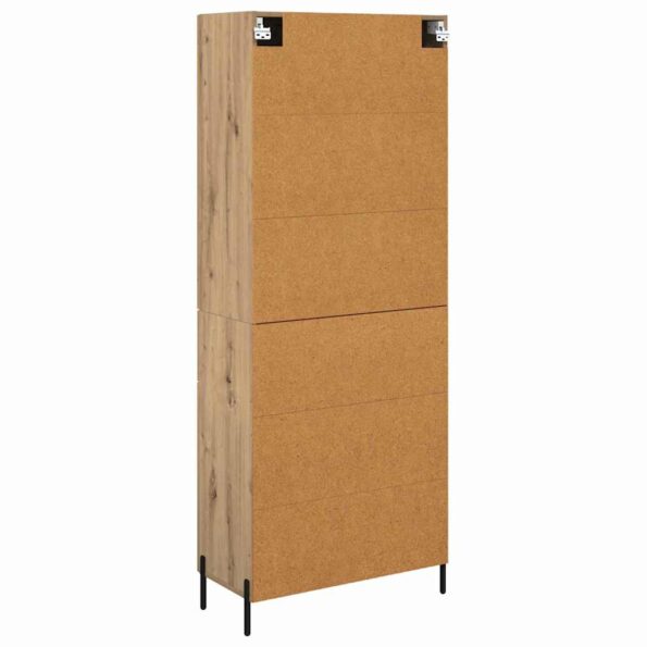 vidaXL Highboard so zásuvkou 2 pcs Remeselný dub Kompozitné drevo – Obrázok 10