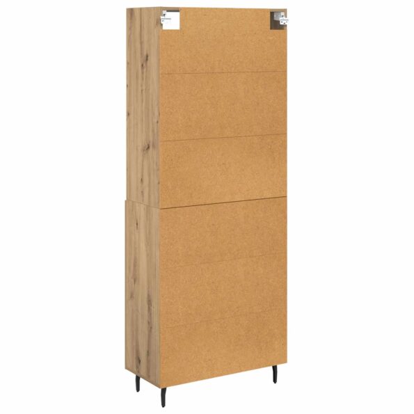 vidaXL Highboard Remeselný dub 69,5 x 34 x 180 cm – Obrázok 10
