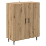 vidaXL Highboard Remeselný dub 69,5 x 34 x 180 cm – Obrázok 6
