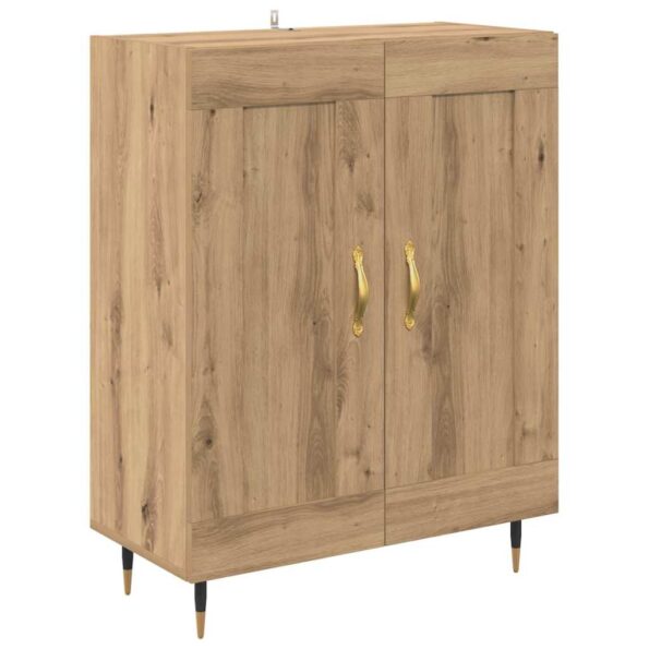 vidaXL Highboard Remeselný dub 69,5 x 34 x 180 cm Kompozitné drevo – Obrázok 6
