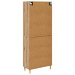 vidaXL Highboard Remeselný dub 69,5 x 34 x 180 cm – Obrázok 10