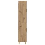 vidaXL Highboard Remeselný dub 69,5 x 34 x 180 cm – Obrázok 9