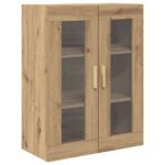 vidaXL Highboard Remeselný dub 69,5 x 34 x 180 cm Kompozitné drevo – Obrázok 7