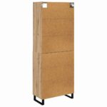 vidaXL Highboard Remeselný dub 69,5 x 34 x 180 cm – Obrázok 10